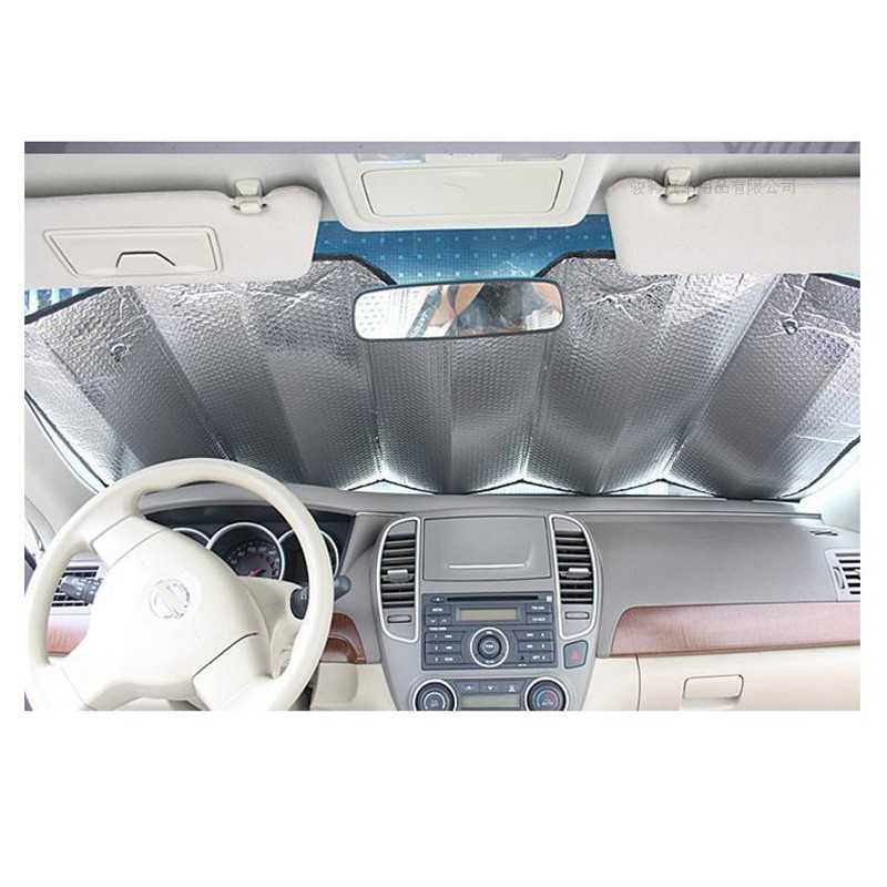 ☀SALE☀Car Windshield Sunshade Front And Rear Window Shade Silver 140 X 70Cm