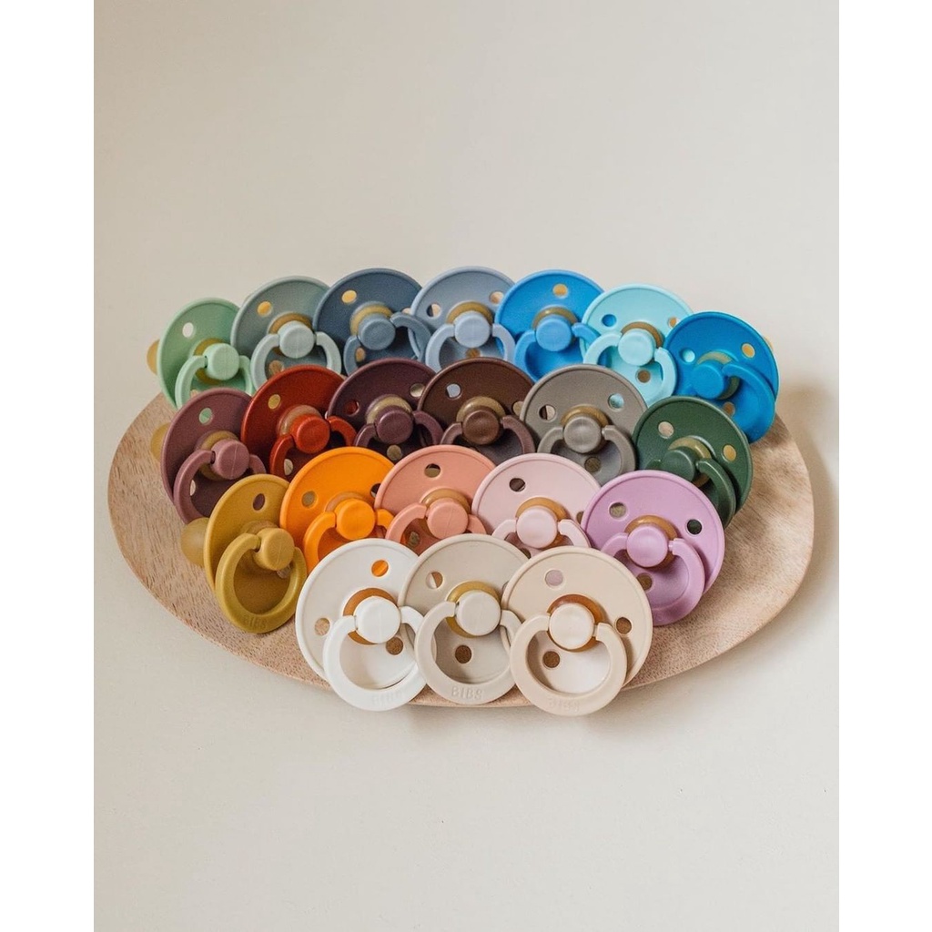 TI GIẢ NGẬM BIBS COLOUR CAO SU ĐAN MẠCH - HÀNG CHÍNH HÃNG