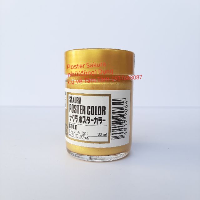 [ TÂM TÂM ]-Màu Poster nhủ, Màu bột nhủ (Sakura-Nhật)-