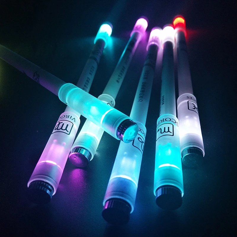 [Better For You] Bút Xoay Cân Bằng Dạ Quang / Bút Xoay Đồ Chơi Spinner Có Đèn LED Phát Sáng Trong Bóng Tối Nhỏ Gọn Dành Cho