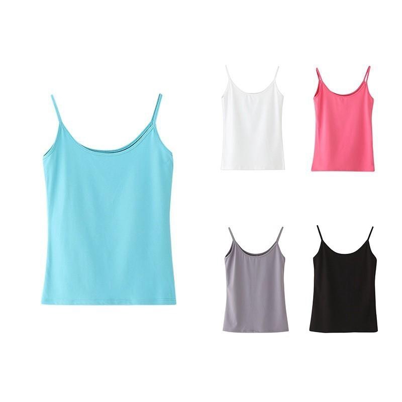 FREESHIP ĐƠN 99K_ Áo hai dây vải cotton thoải mái thời trang cho nữ