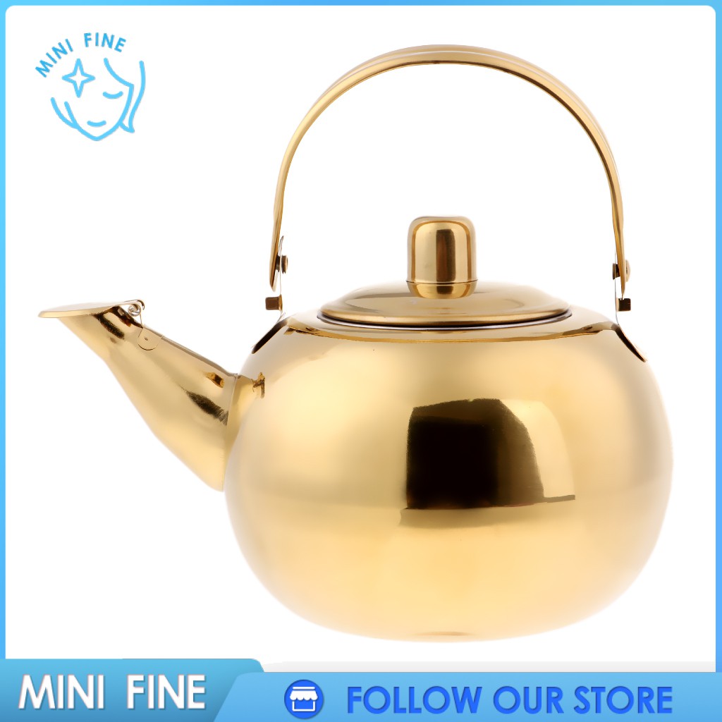 Ấm Đun Nước Mini Bằng Thép Không Gỉ 1l | BigBuy360 - bigbuy360.vn