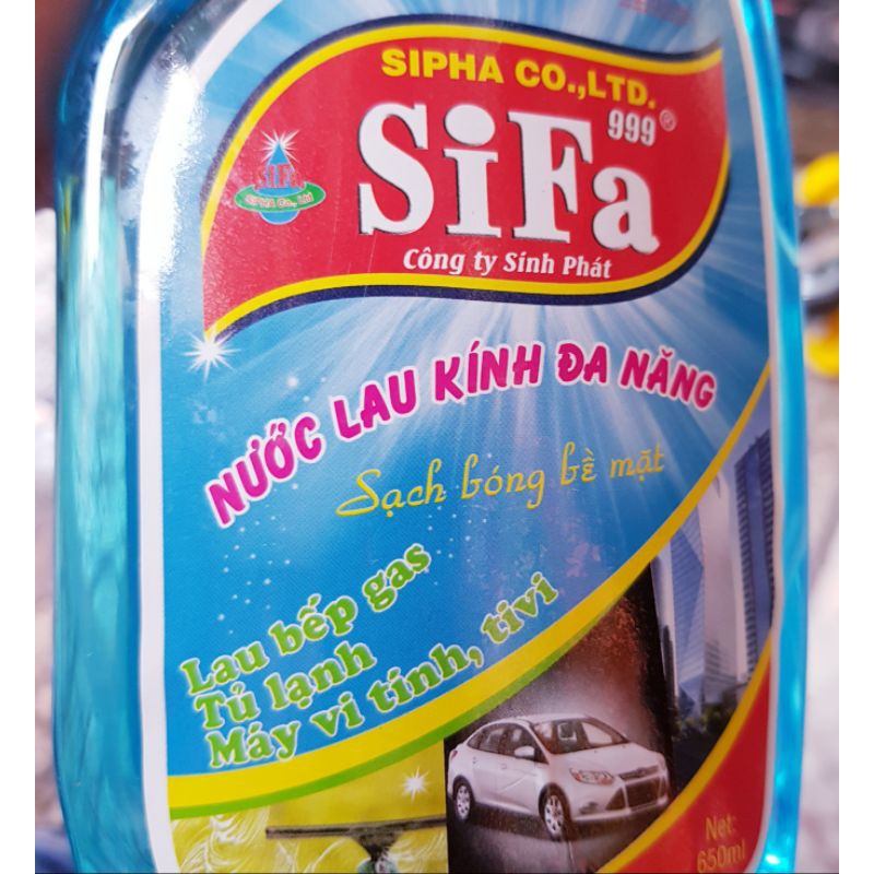 Nước Lau Kính Đa Năng SIFA Net 650ml