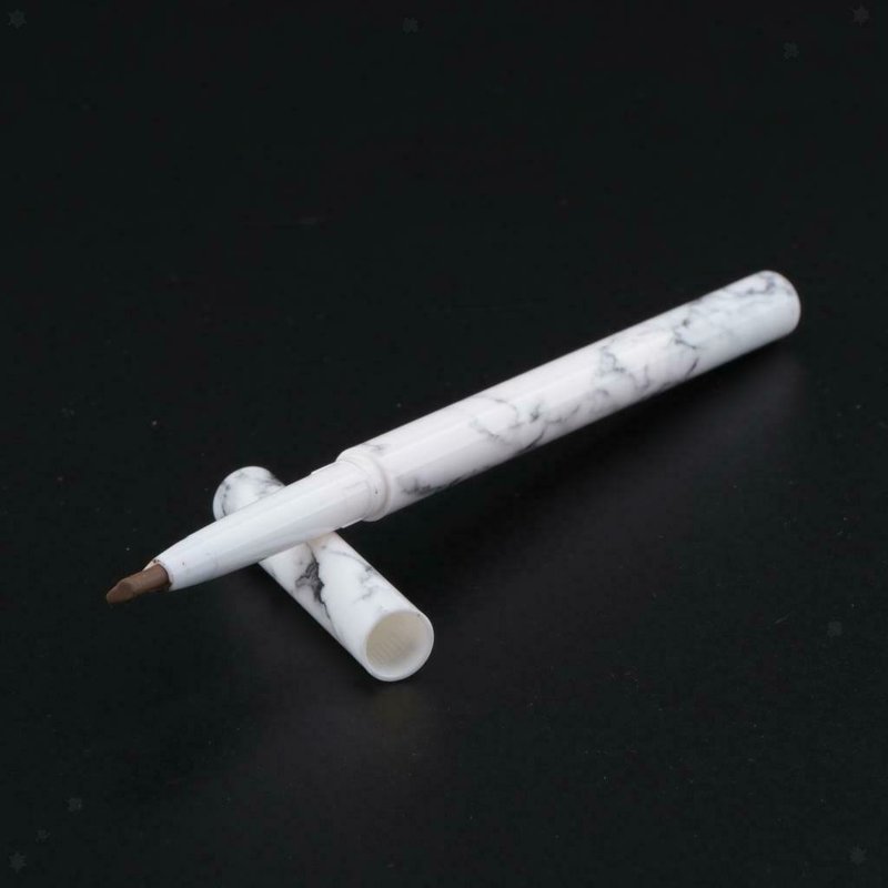 (hàng Mới Về) Bút Kẻ Lông Mày Hai Đầu Chống Thấm Nước Thiết Kế Vỏ Họa Tiết Cẩm Thạch | BigBuy360 - bigbuy360.vn