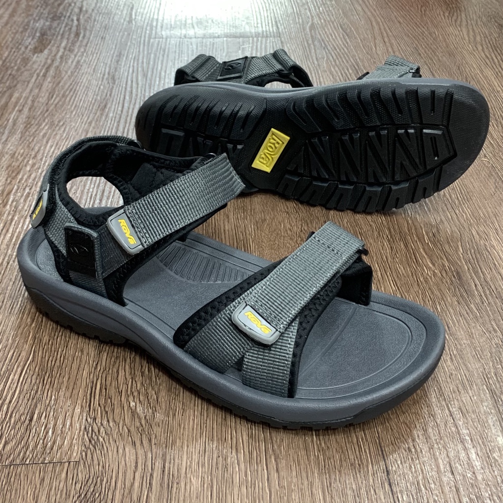 Giày sandal nam Rove RV679 Xám chính hãng sandal đế đúc nguyên khối