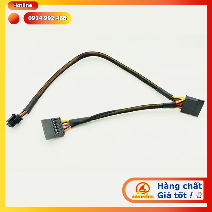 Dây nguồn Mini 6Pin ra 2 SATA HDD SSD máy tính Dell 3650 3653 3655 3250 3252 3268 3660 3667 3668 3670