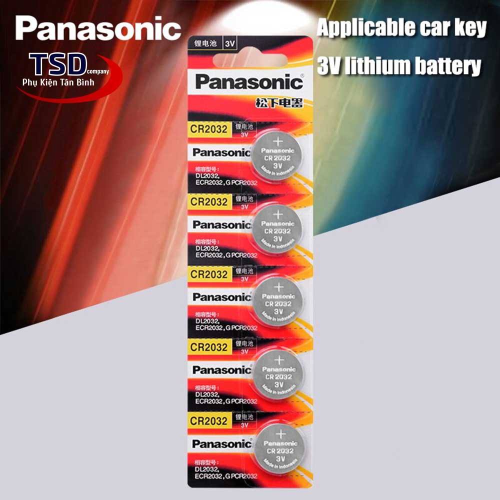 Pin Cmos Panasonic CR2032 Lithium 3V Chính Hãng