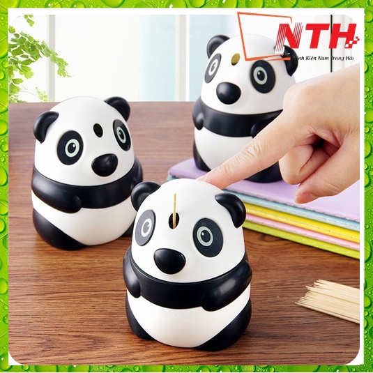 Hộp đựng tăm hình gấu trúc
