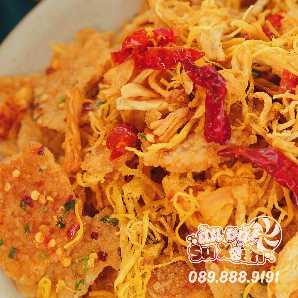 Cơm cháy lắc khô gà giòn rụm Ăn Vặt Su Xoắn | BigBuy360 - bigbuy360.vn