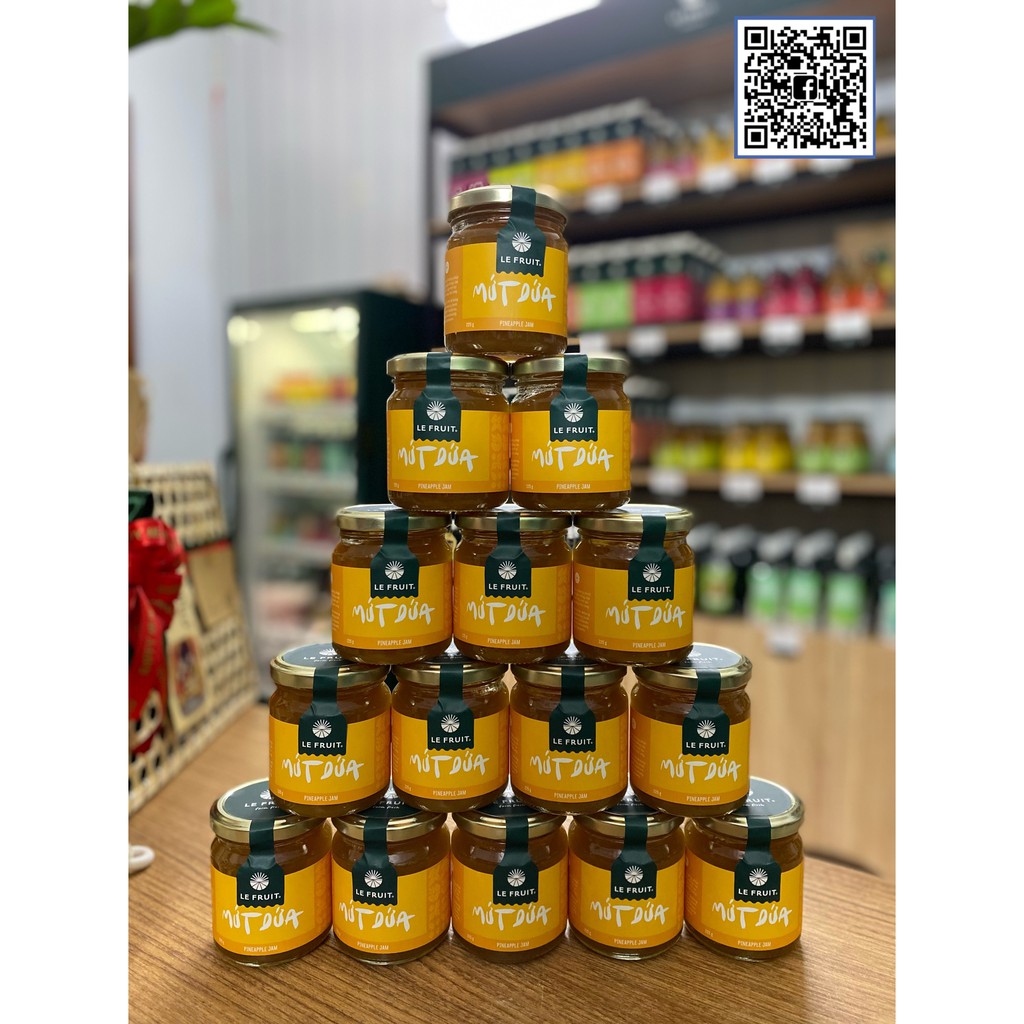 Mứt Dứa Le Fruit Lọ 225g