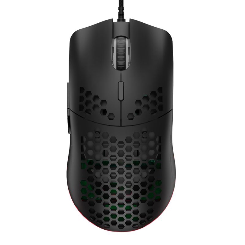 Bang♥ M6 Hollow Honeycomb Style Game Mouse Lightweight RGB Wired Gaming Mice 12000DPI