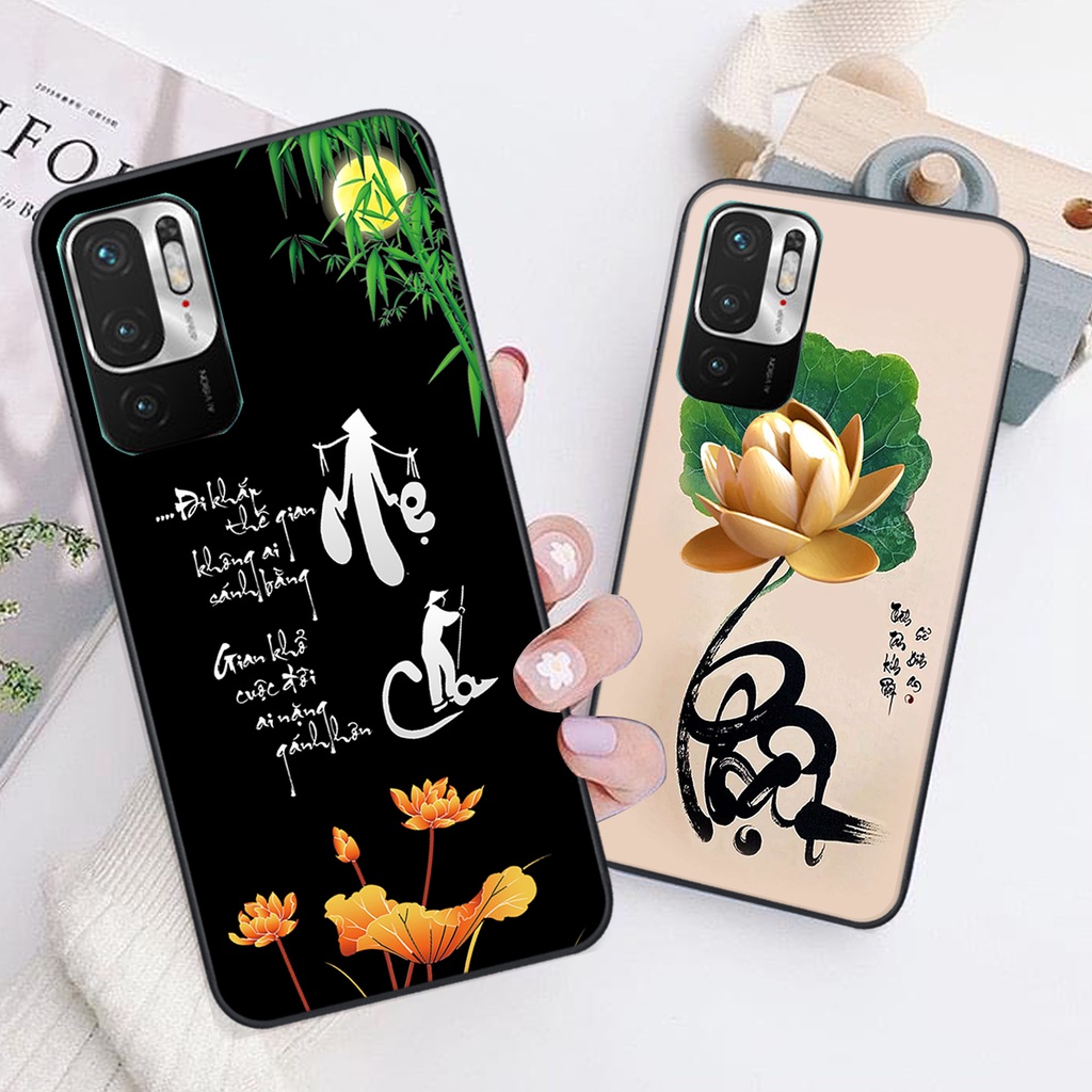Ốp lưng Xiaomi REDMI NOTE 10 5G in hình chữ tài chữ lộc, Cha Mẹ, bình an SIÊU ĐẸP