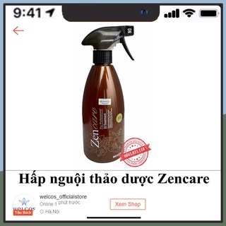 Hấp nguội tinh chất thảo dược phục hồi chuyên sâu cho tóc hư tổn  Zen Care WELCOS Hàn Quốc 500ml CT49