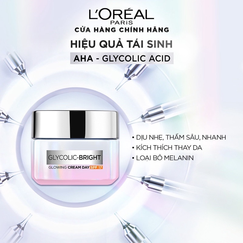 7.5ml - Kem Dưỡng Sáng Da Mờ Thâm Nám Tàn Nhang L’OREAL ban đêm