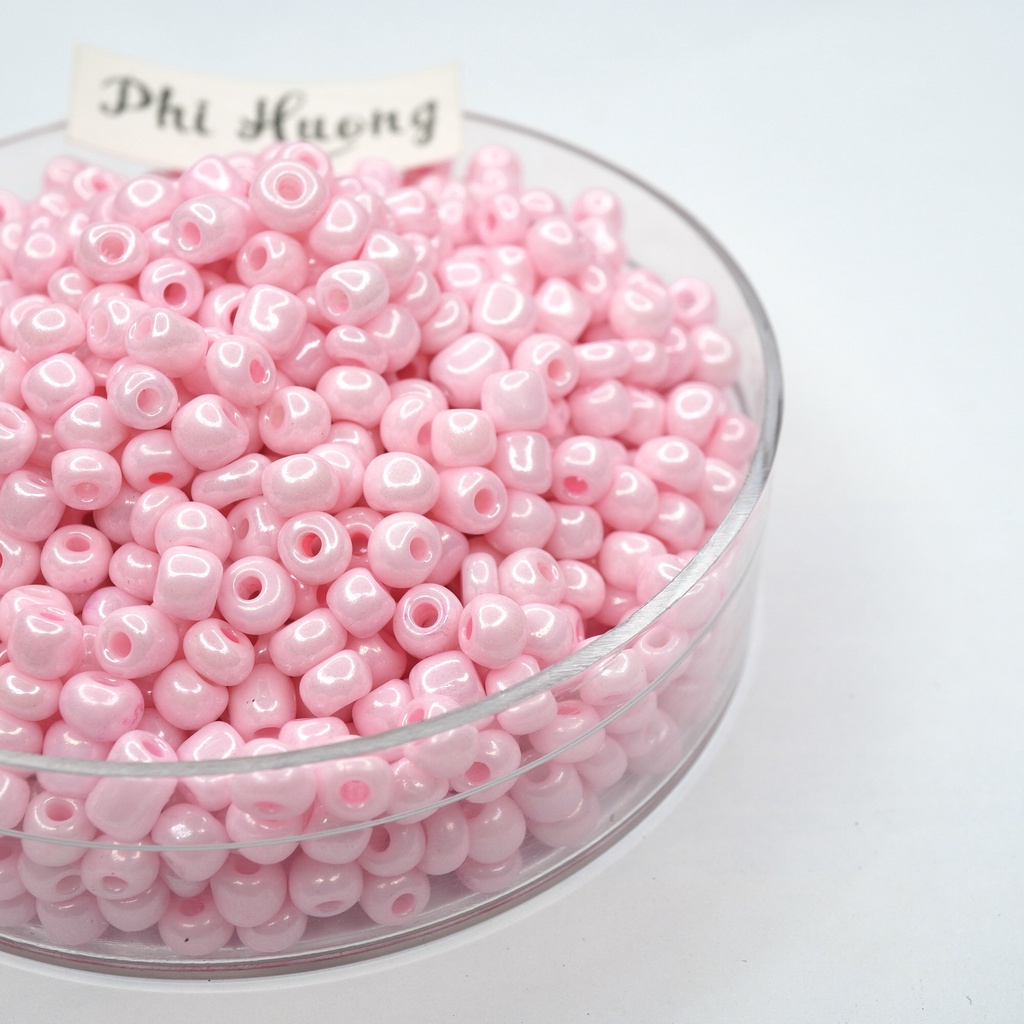 Gói 50gr hạt cườm tấm 4mm đính kết, làm trang sức handmade