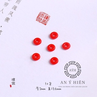 Chốt chặn cao su đỏ 2 cặp ( An Ý Hiên)