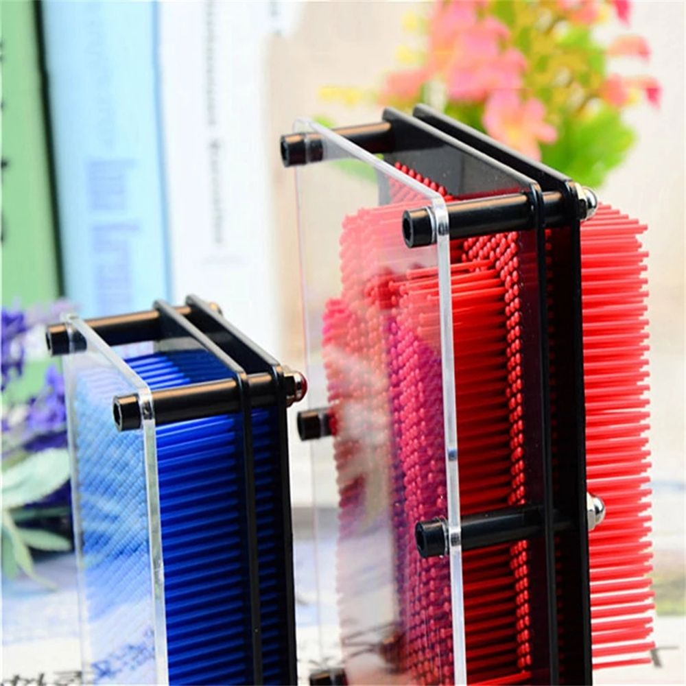 YIYU Khung điêu khắc đầu ghim 3D bằng nhựa ấn tượng nhiều màu sắc cho bé
