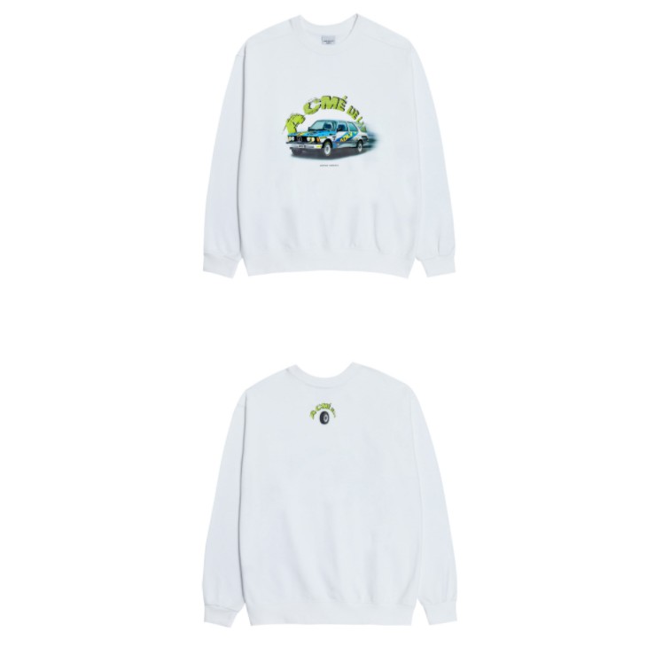 Áo Thun Dài Tay ADLV BLUE RACING CAR SWEATSHIRT WHITE