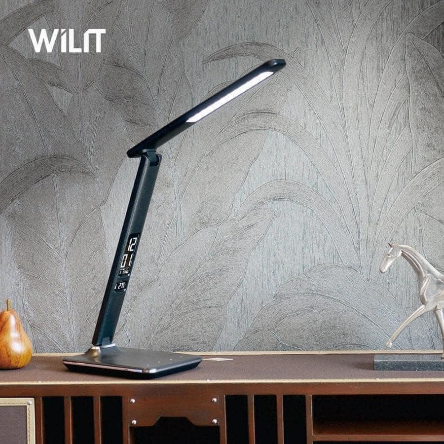 Đèn học chống cận Wilit U13AQ - Đèn bàn học giúp bảo vệ mắt có bảng điều khiển thông minh, sạc không dây