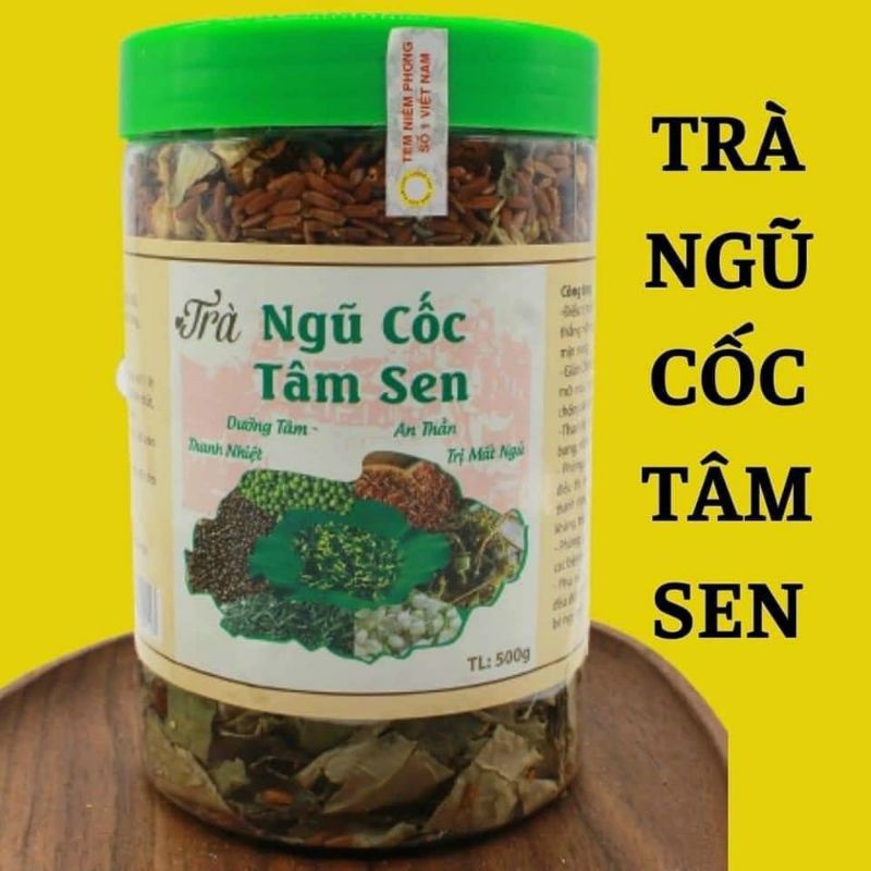 Trà Ngũ Cốc Tâm Sen Hủ 500gr