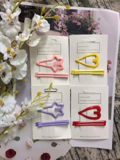 Vỉ 3 kẹp tóc xinh xắn