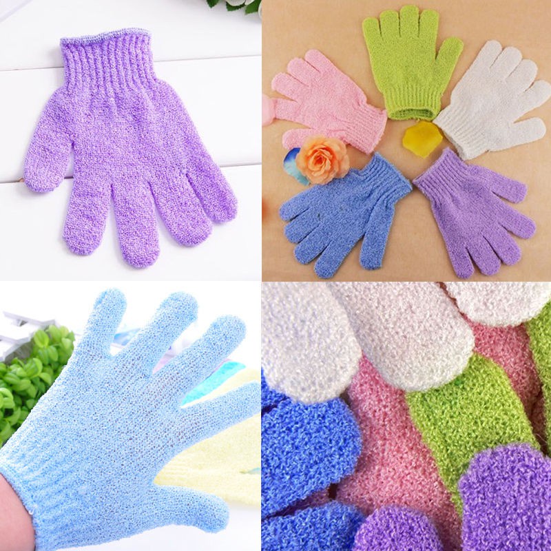 GăngTay Tạo Bọt Tẩy Tế Bào Chết Tiện Lợi Bằng Vải Nylon Matxa