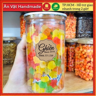 Kẹo dẻo bi mix nhiều vị trái cây hộp 500gram, Đồ ăn vặt Sài Gòn