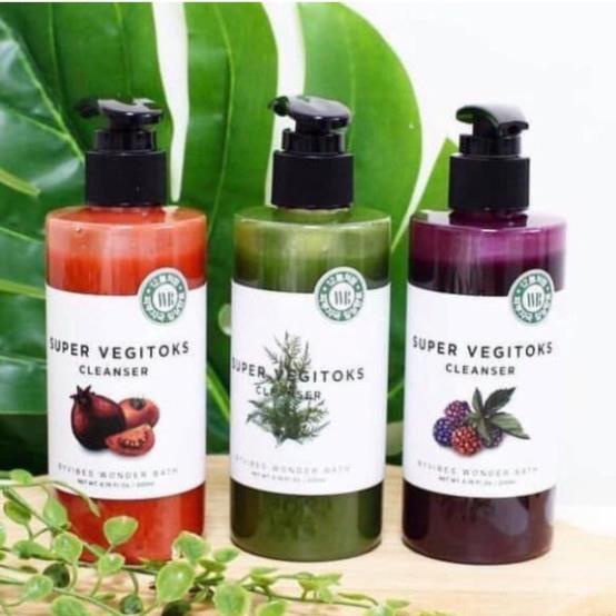 Sữa Rửa Mặt Rau Củ Quả Super Vegitoks Cleanser 300ml Dưỡng Ẩm, Sữa Rửa Mặt Hoa Quả Super Vegitoks Hàn Quốc Chính Hãng | BigBuy360 - bigbuy360.vn