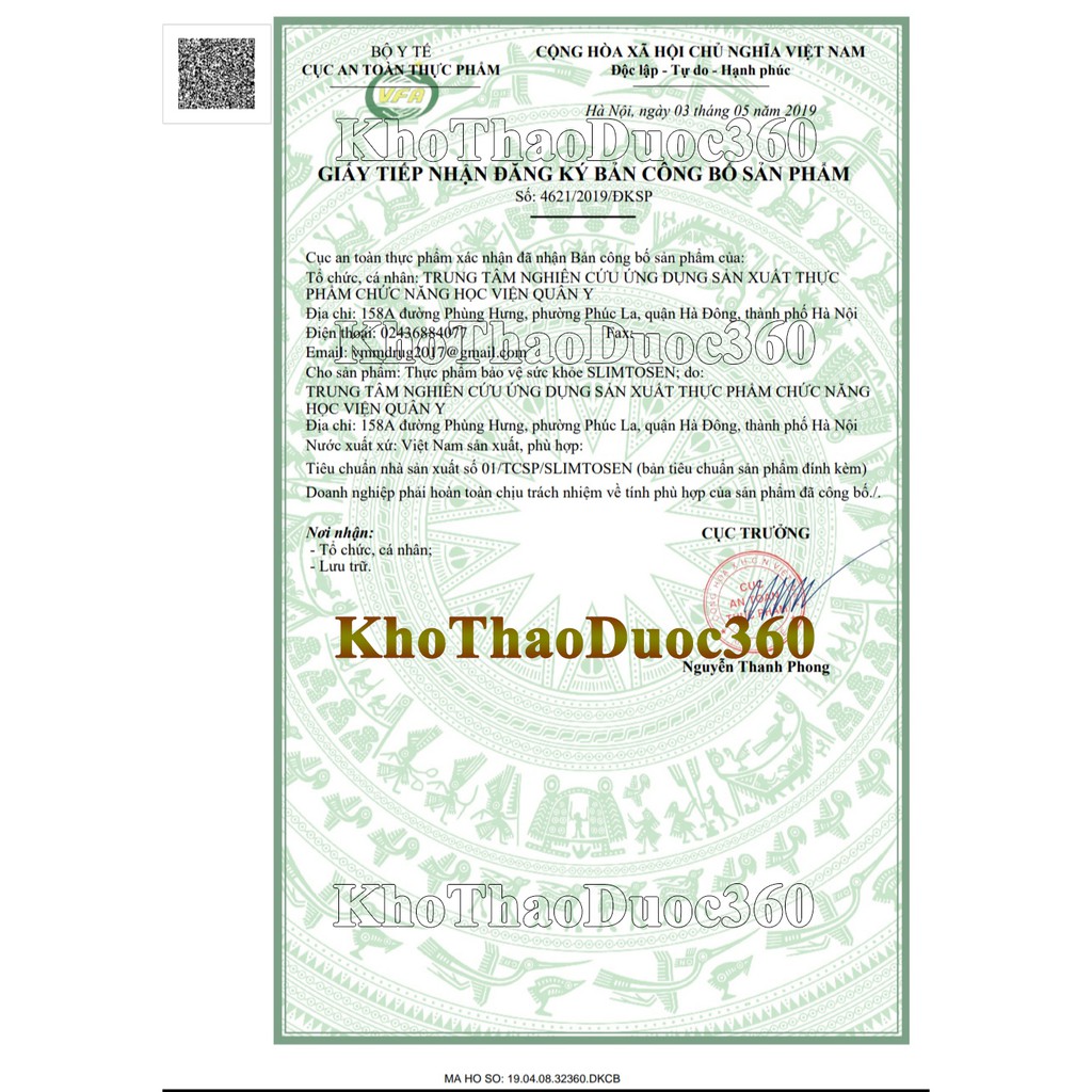 Viên Nang Giảm Cân Slimtosen Học Viện Quân Y hộp 100 Viên | BigBuy360 - bigbuy360.vn