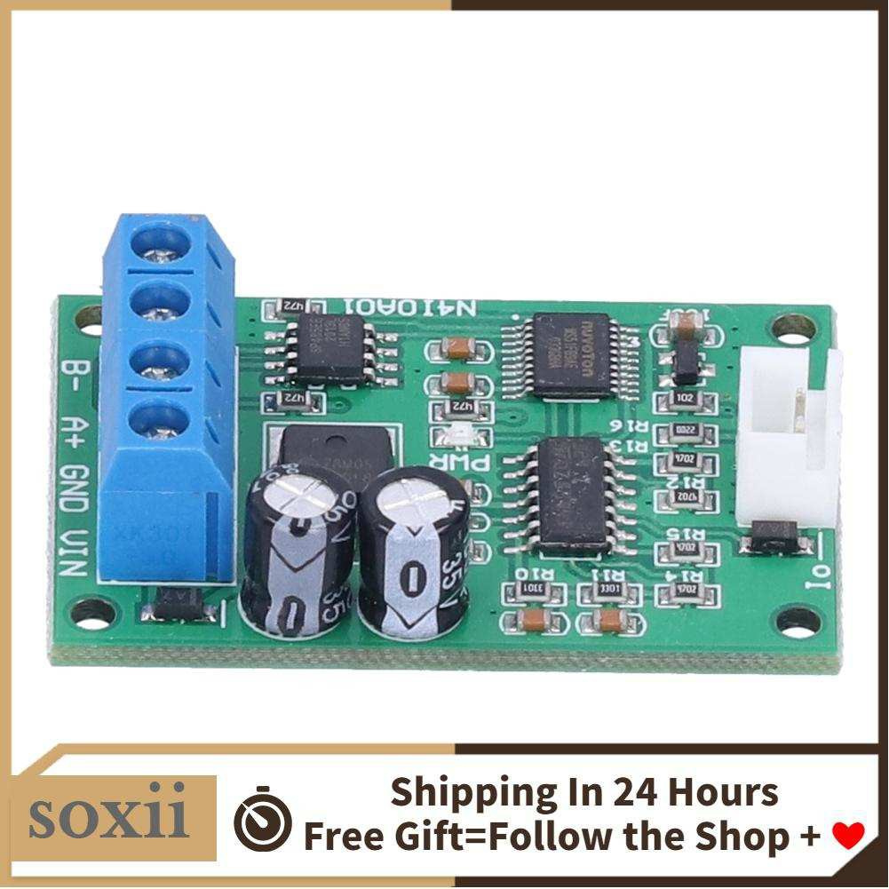 Soxii DAC Converter Module DC 12V RS485 to 4‑20MA 0‑20MA Voltage Current Board for PLC