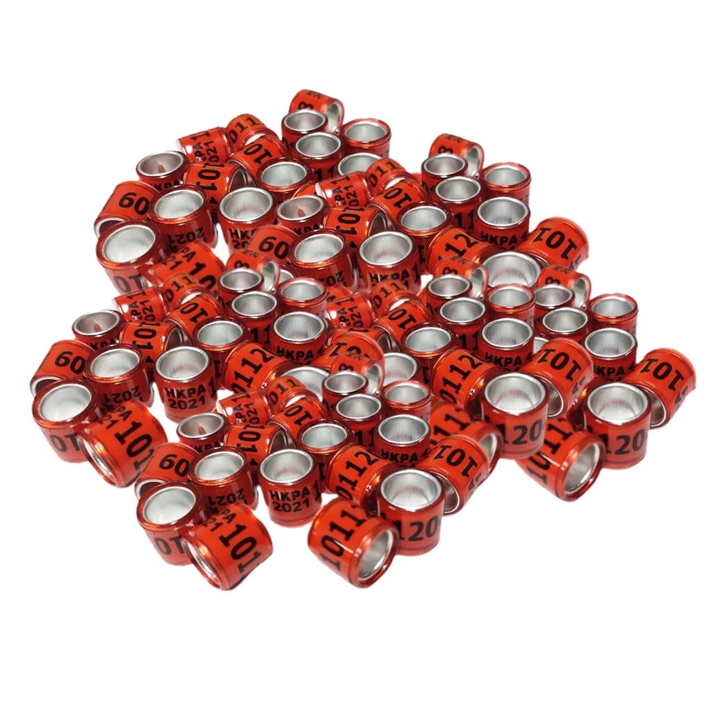 Set 100 Vòng Nhôm 2021 Gắn Chân Chim Bồ Câu Tiện Dụng