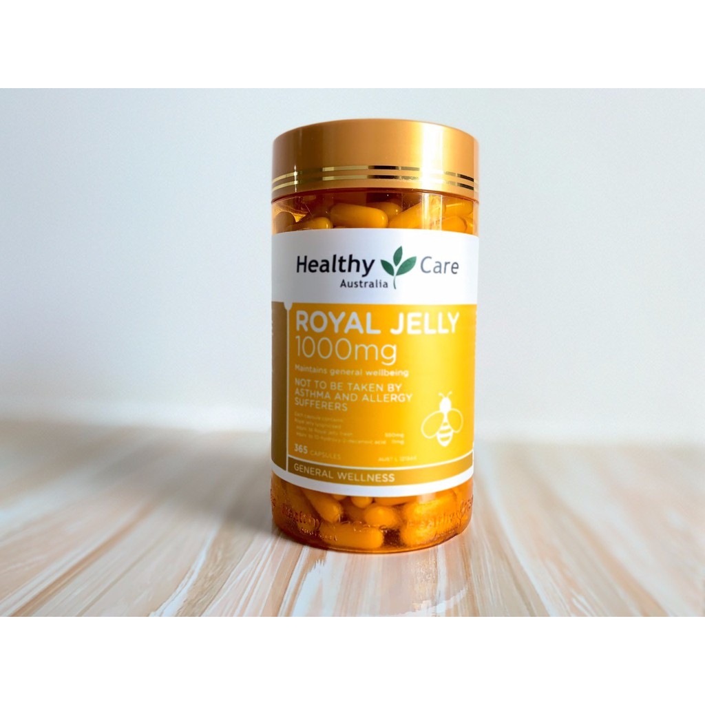 Viên Uống Sữa Ong Chúa của úc Healthy Care Royal Jelly 365 viên