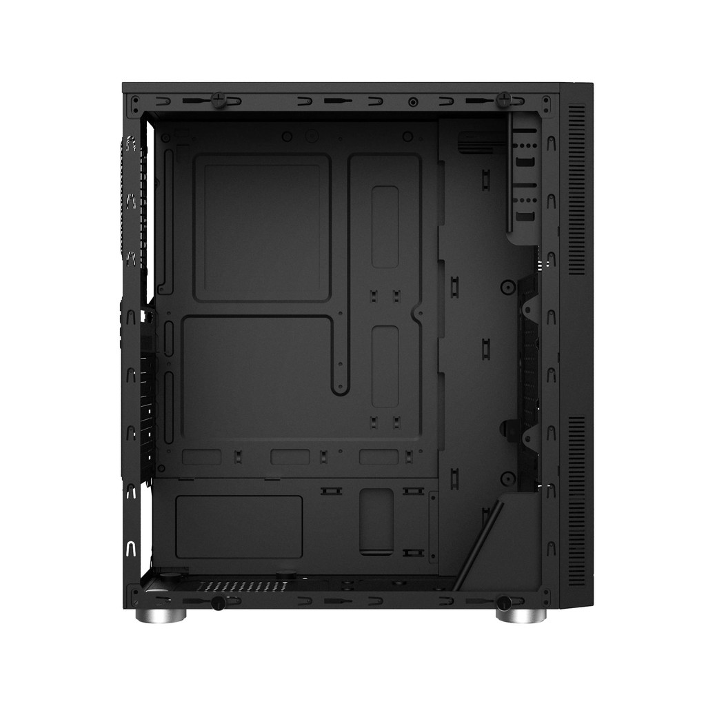 Vỏ Case Xigmatek EROS  - RGB STRIP, GAMING ATX New chính hãng Dải Led RGB, Mặt hông kính cường lực