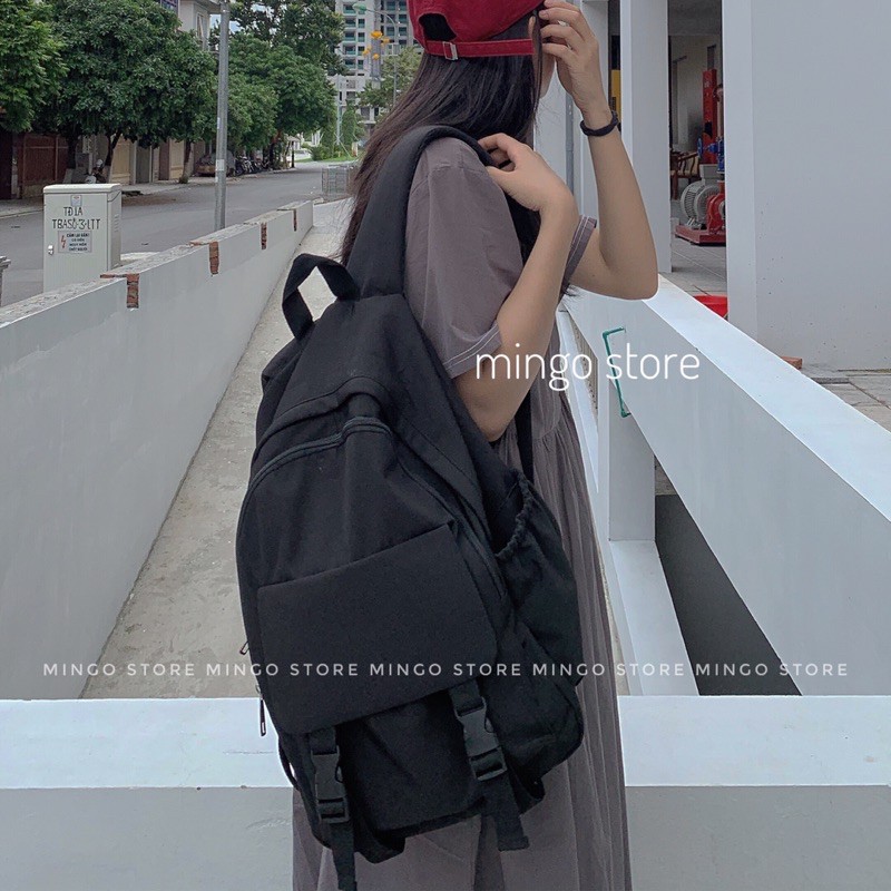 [Mã SKAMCLU9 giảm 10% đơn 100K] Balo 2 ngăn lớn chất dù mịn dày dặn vừa lap 15,6 (KER BACKPACK)