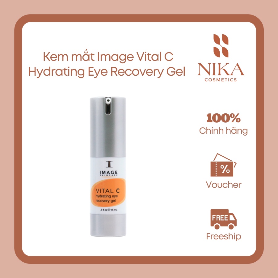 Kem dưỡng mắt giảm bọng mắt Image Vital C Hydrating Eye Recovery Gel 15ml [Nika Story]