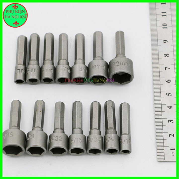 Bộ 14 Đầu Tuýp Vặn Ốc Lục Giác CTT14B