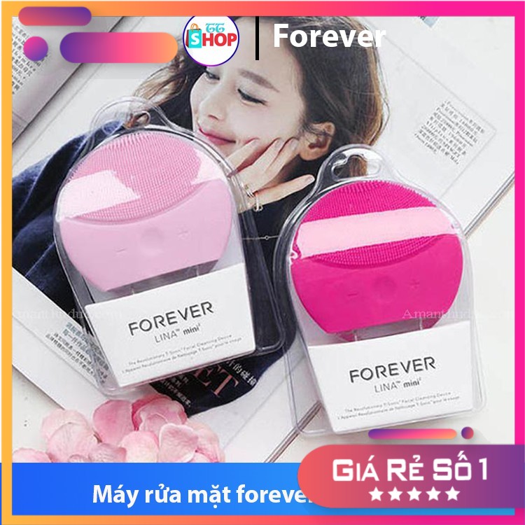 Máy rửa mặt ❤️FREESHIP❤️ Máy rửa mặt Forever MINI - tẩy tế bào chết, làm thông thoáng lỗ chân lông cho da mặt