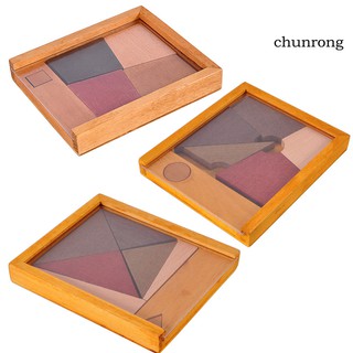 CR_Bộ Xếp Hình Tangram Bằng Gỗ 5 Miếng Cho Bé