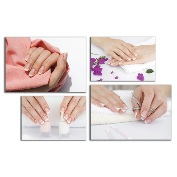 Tranh dán tường trang trí spa, tiệm nail, sơn móng đẹp