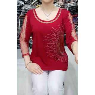 Áo trung niên cho mẹ, bà. hàng big size 55-80kg