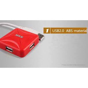 Hub USB 4 cổng 2.0 SSK SHU027 Rất Tiện Dụng- Chính Hãng Phân Phối- Thiết Kế Đẹp Mắt
