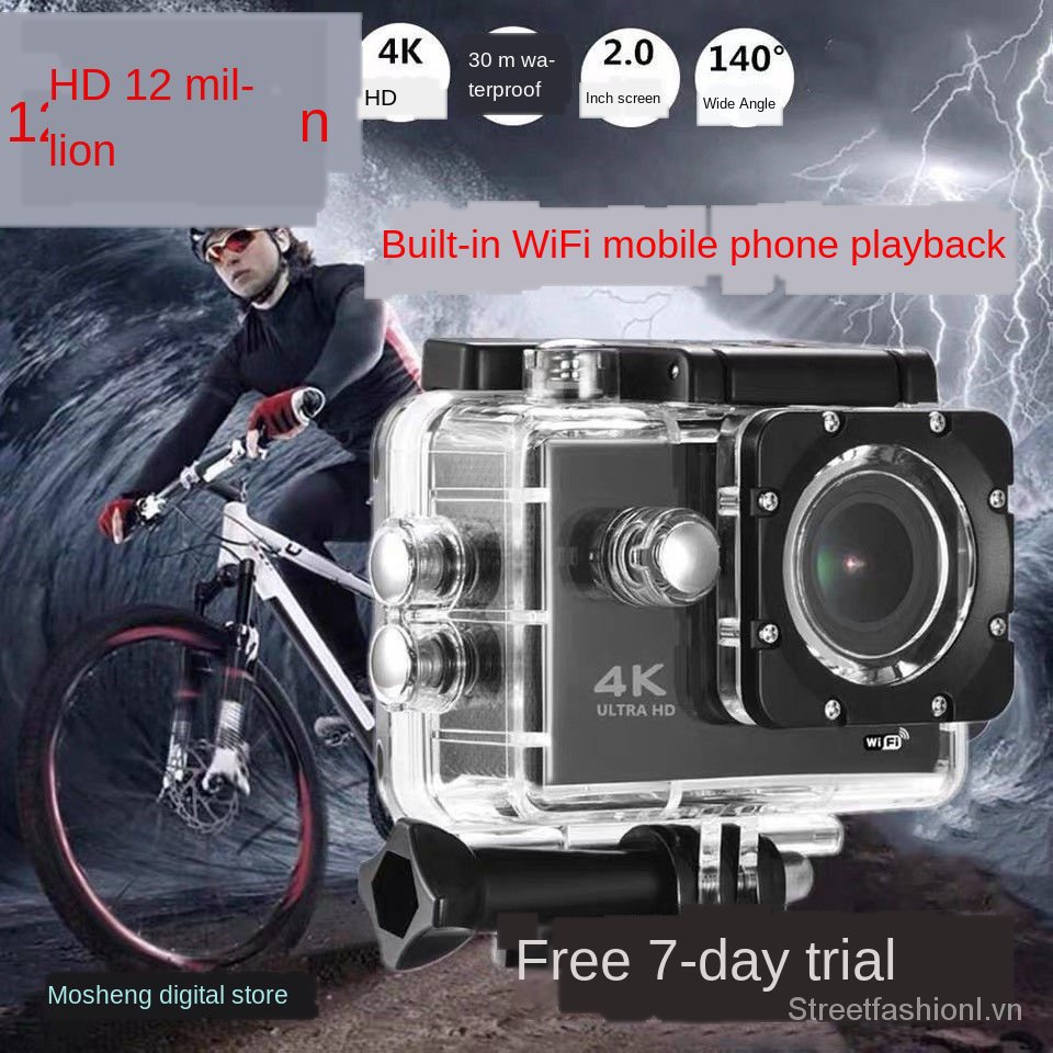 HD Sports Camera Snorkeling Waterproof Lower Digital Camera Tourist Cycling Motorcycle Helmet Driving Recorder – – top1shop