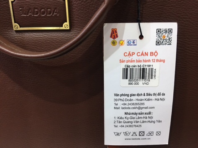 Cặp cán bộ Ladoda Ca11911 | BigBuy360 - bigbuy360.vn