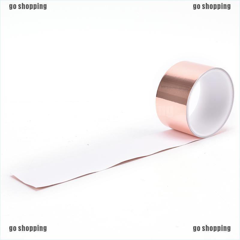 {go shopping}50mm x 3m EMI Copper Foil Shielding Tape Conductive Self Adhesive Barrier Guitar	New