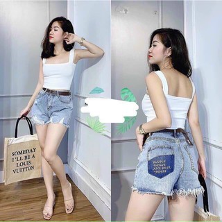 Áo 2 dây bản to cổ vuông siêu xinh, chất mềm mịn mặc mùa hè thu hút mọi ánh nhìn