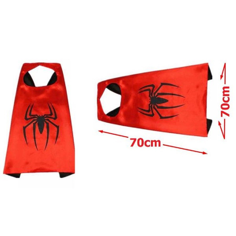 [Xả kho + free ship] Bộ áo choàng siêu nhân nhện kèm mặt nạ - siêu nhân nhện