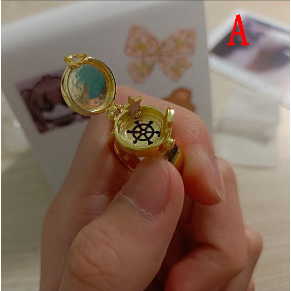 Nhẫn Hở unisex Mặt Vuông Khắc Chữ BFF Hoạt Hình Dễ Thương