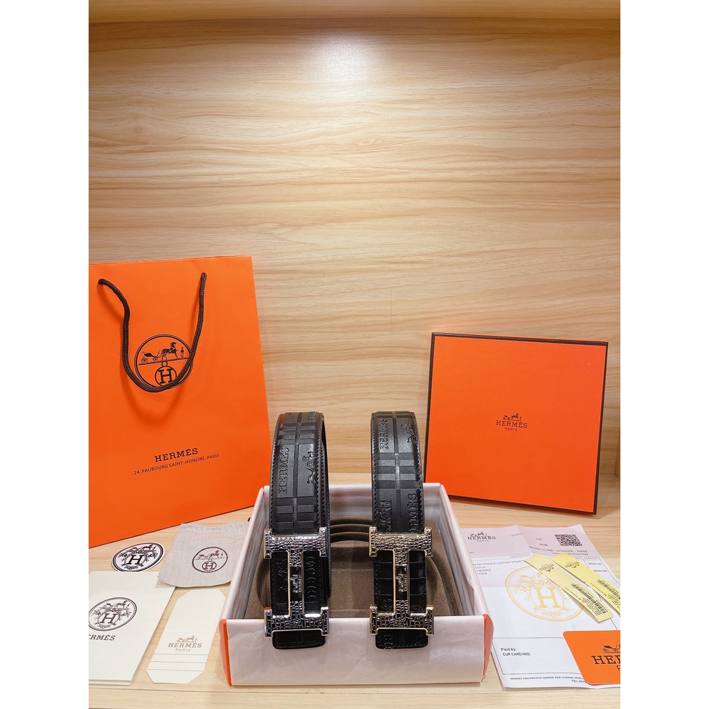 Thắt lưng Hermes bằng da thời trang dành cho nam và nữ