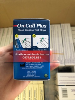 Que thử của máy đo đường huyết On Call Plus (Hộp 25 que)