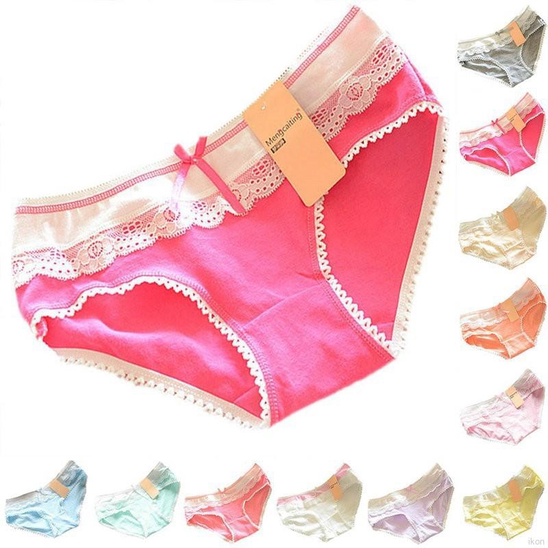 Quần lót họa tiết nơ phối ren quyến rũ cho nữ | BigBuy360 - bigbuy360.vn